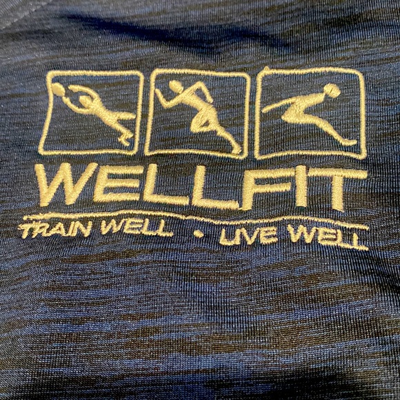 RESET PLATINUM Athletic Active Performance NWT TEE Dark Navy/Black SIZE M - Picture 4 of 11